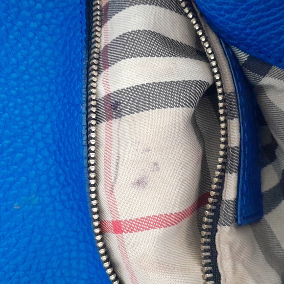 Burberry Pebbled Leather Cale Hobo Shoulder Bag - Picture 11 of 12